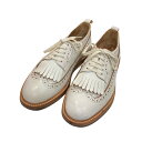 【中古】Hender Scheme タッセルレザーシューズ ホワイト サイズ:3 【300125】(エンダースキーマ)(4)