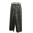 【中古】Plage23SS センタープレススラックス 24-030-922-8101-1-0 ブラック サイズ:34【価格見直し】