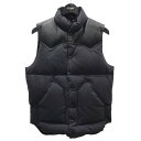 【中古】RockyMountainFeatherBed×Hysteric Glamour20AW ダウンベスト 02203AV01 ブラック サイズ:M【価格見...