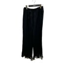 【中古】PRADA シルクインナー付パンツ P21BL ブラック サイズ:36S 【010225】(プラダ)