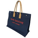 【中古】Saint Laurent Paris リヴ ゴーシュ トートバッグ インディゴ 【310125】(サンローランパリ)(4)