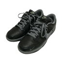 【中古】NIKE 【DUNK LOW RETRO QS】 ローカットスニーカー FZ3053-001 ブラック×グレー サイズ:28cm 【020225】(ナイキ)(4)