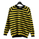 【中古】MOLLY GODDARD ニットセーター ブラック×イエロー サイズ:4 【020225】()(4)