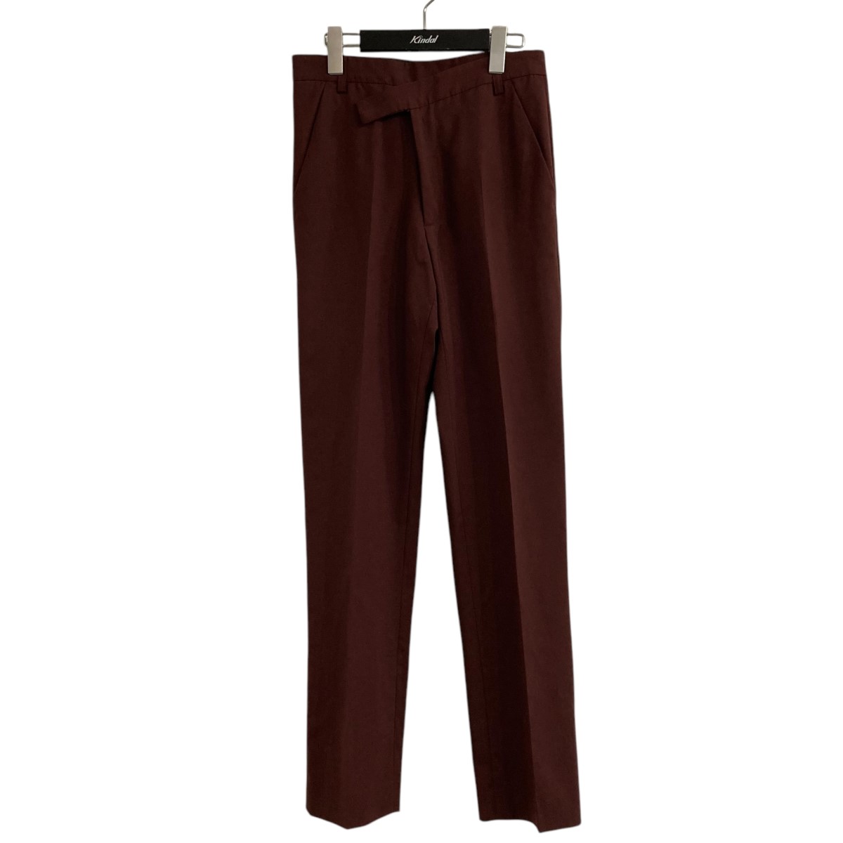 【中古】Martine roseセンタープレススラックス ブラウン サイズ：XS【価格見直し】