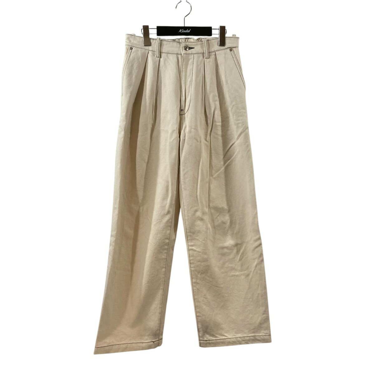 【中古】PUBLIC TOKYO デニムパンツ 600240004 アイボリー サイズ:2 【020225】(パブリックトウキョウ)