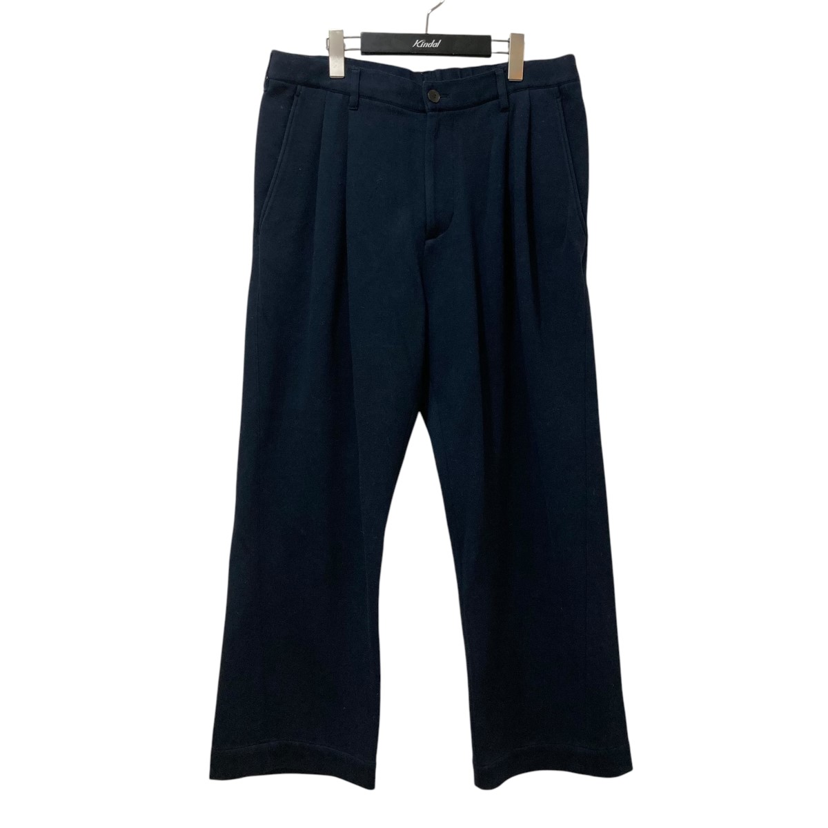【中古】UNIVERSAL PRODUCTS.SWEAT WIDE EASY SLACKS スウェットワイドイージースラックス 191-60506 ネイビー サイズ:3【価格見直し】