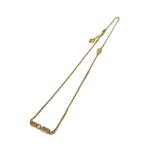 【中古】VERSACE ロゴメデューサネックレス ゴールド 【040225】(ヴェルサーチ) 【中古】VERSACE ロゴメデューサネックレス ゴールド 【040225】(ヴェルサーチ)