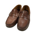 【中古】PARABOOT coraux marine コインローファー 093603 ブラウン サイズ:6 1/2 【050225】(パラブーツ)