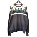 【中古】SAINT MICHAELSWEAT SHIRT スウェットトレーナー SM-S21-0000-014 グレー サイズ:XL【価格見直し】