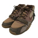 【中古】NIKE×TRAVIS SCOTT【 AIR TRAINER 1 SP Archaeo Brown 】 ローカットスニーカー DR7515-200 ブラウン サイズ:27【価格見直し】(4)