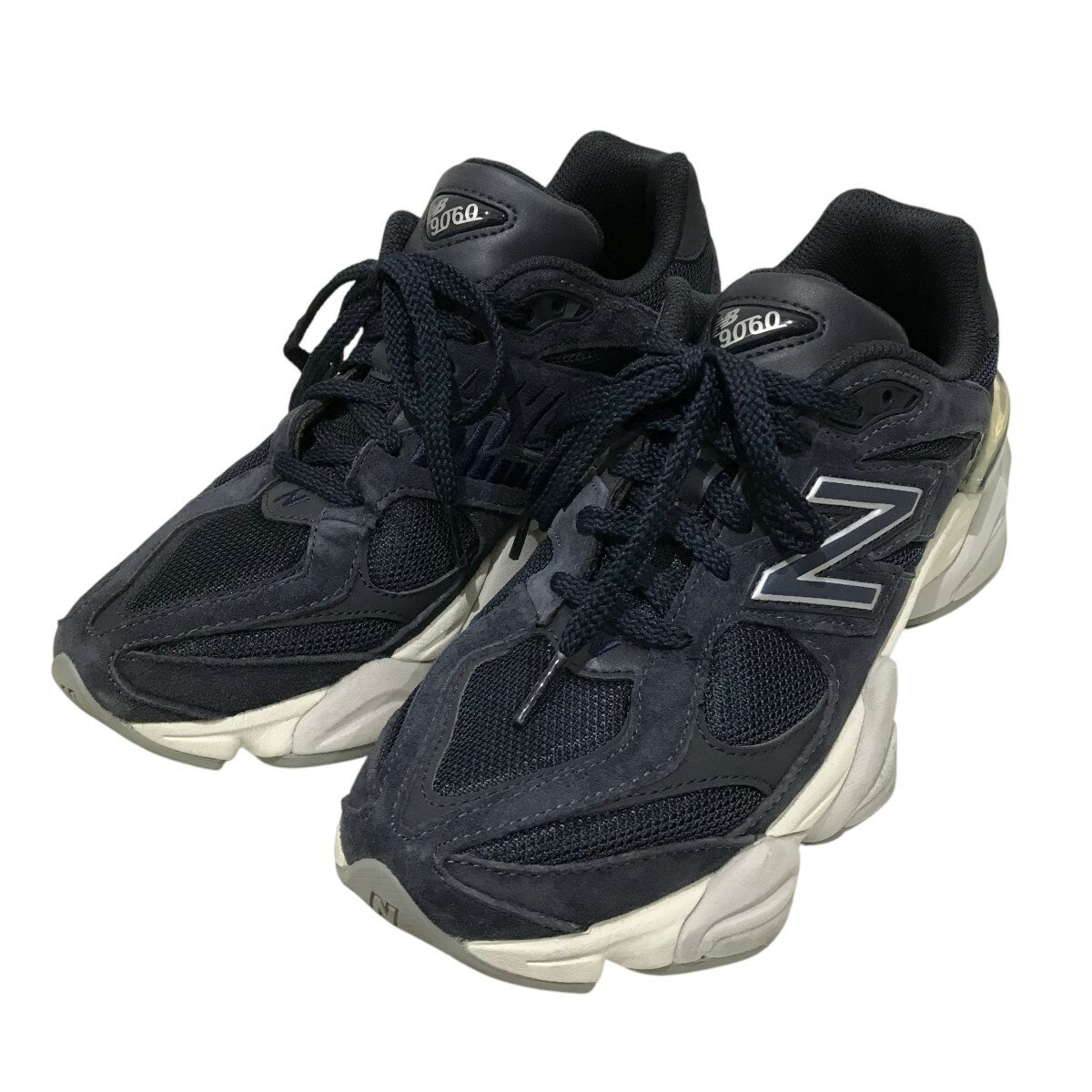 【中古】NEW BALANCEローカットスニーカー U9060NV ネイビー サイズ:25【価格見直し】