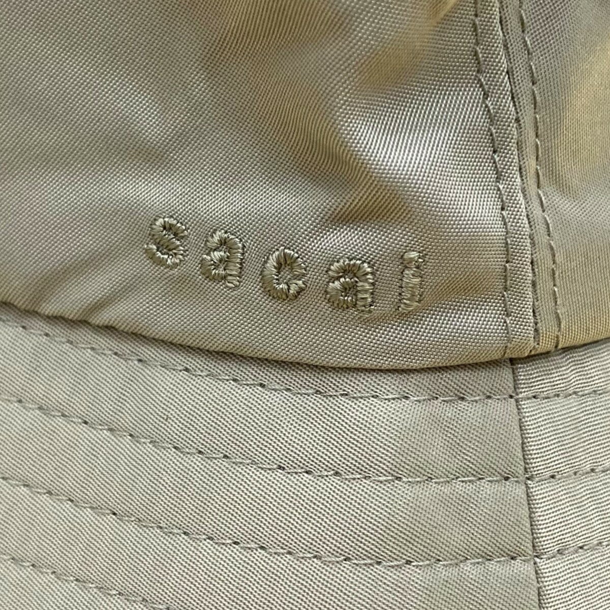【中古】sacai　ナイロンハット 23-0481S カーキ サイズ：3 【050225】（サカイ）