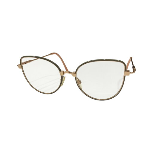 【中古】CUTLER AND GROSS 眼鏡 ゴールド×カーキ 【060225】(カトラーアンドグロス) 【中古】CUTLER AND GROSS 眼鏡 ゴールド×カーキ 【060225】(カトラーアンドグロス)