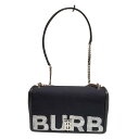 【中古】BURBERRYLogo Paint Chain Shoulder Bag ショルダーバッグ ブラック【価格見直し】(4)