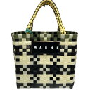 【中古】MARNIジャージーハンドル バスケット バッグ SHMH0013A0【価格見直し】