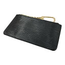 【中古】LOUIS VUITTON コインケース ブラック 【070225】(ルイヴィトン)