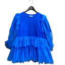 【中古】VIVIANO 23SS TULLE LAYERED PUFF SLEEVE T SHIRT パフスリーブTシャツ VS-SS23-CS06 ブルー サイズ:M 【070225】(ヴィヴィアーノ)