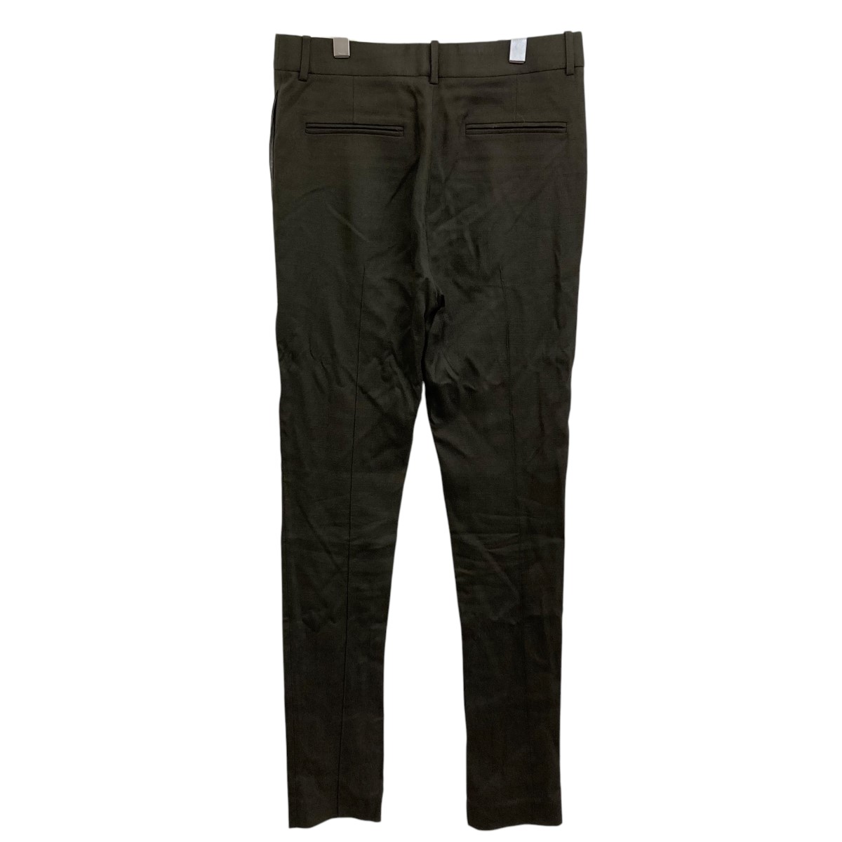 【中古】PETER DO裾スリットスラックス グレー サイズ：38【価格見直し】