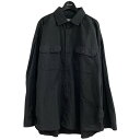 【中古】mythinks×SEVEN BY SEVEN24SS cpoシャツ ブラック サイズ:M【価格見直し】