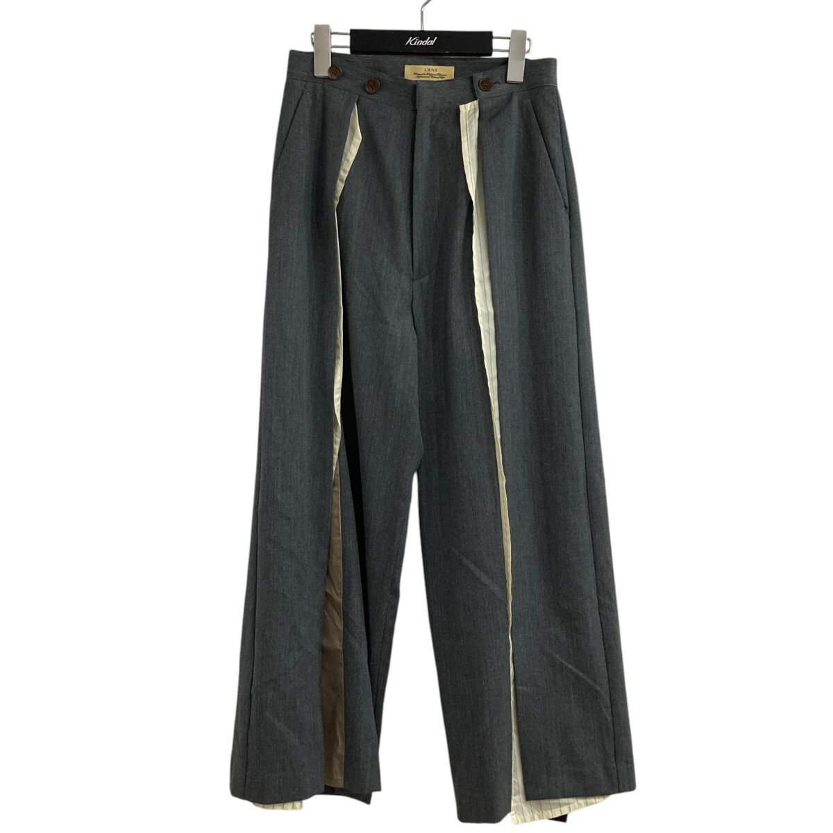 【中古】LENZ パンツ LZD-PT01 グレー×アイボリー サイズ:1 【080225】()