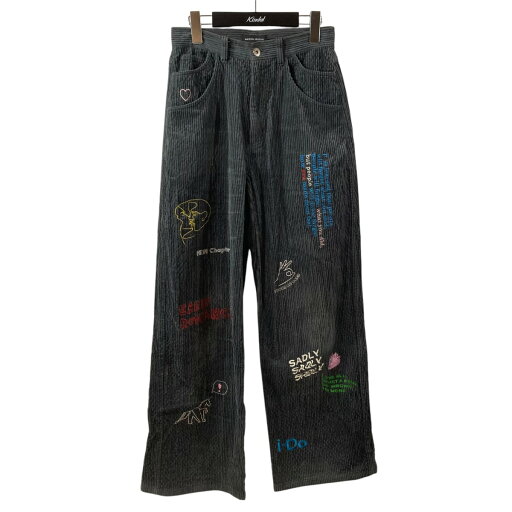 【中古】MAISON SPECIAL Corduroy Early Romance Graphic Pants コーデュロイパンツ 21242465306 グレー サイズ:36 【090225】(メゾンスペシャル) 【中古】MAISON SPECIAL Corduroy Early Romance Graphic Pants コーデュロイパンツ 21242465306 グレー サイズ:36 【090225】(メゾンスペシャル)