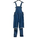 【中古】KSENIA SCHNAIDERデニムオールインワン インディゴ サイズ:S【価格見直し】