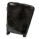 【中古】OFFWHITE ARROW TROLLEY キャリーバッグ OMNG005F19F6 ブラック 【100225】(オフホワイト)(4)