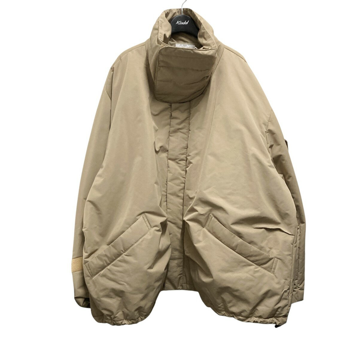【中古】knuth marf stand collar down jacket 中綿ジャケット KM23WG01 ベージュ サイズ:M 【120225】(クヌースマーフ)