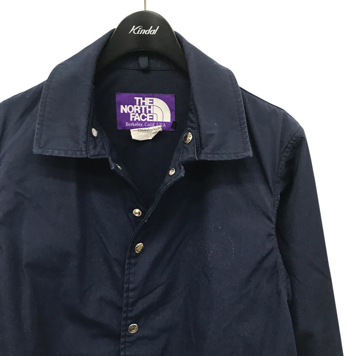 【中古】THE NORTHFACE PURPLELABEL　コーチジャケット NP2503N ネイビー サイズ：L 【120225】（ザノースフェイスパープルレーベル）