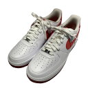 【中古】NIKE Women’s Air Force 1 Low ’07 Valentine’s Day 2024 エアフォース1 ロー 07 スニーカー FQ7626-100 ホワイト サイズ:29cm 【120225】(ナイキ)