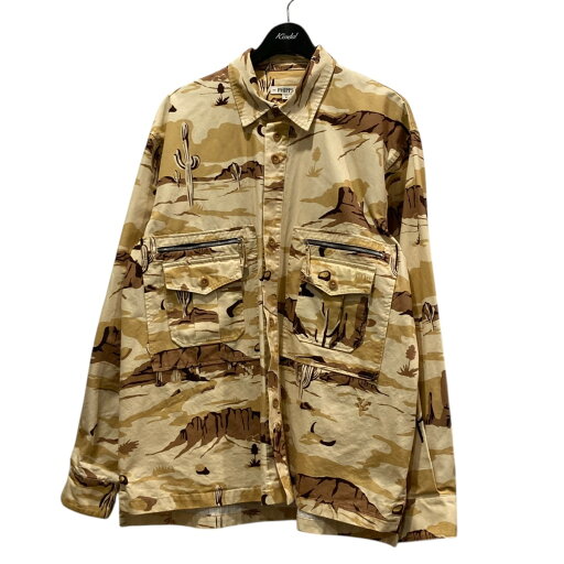 【中古】PHIPPSカモフラシャツジャケット ベージュ サイズ:XL【価格見直し】 【中古】PHIPPSカモフラシャツジャケット ベージュ サイズ:XL【価格見直し】