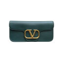 【中古】VALENTINO クロスボディバッグ ダークグリーン 【120225】(ヴァレンチノ)