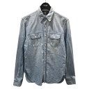【中古】RRLシャンブレーシャツ インディゴ サイズ:XS【価格見直し】