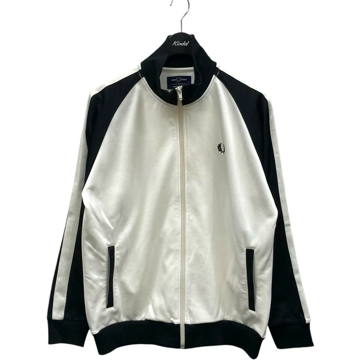 FRED PERRY×BEAMS　トラックジャケット FZ2681 ホワイト サイズ：175~185cm （フレッドペリー×ビームス）