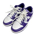 【中古】NIKE Dunk Low Retro Championship Court Purple ダンク ロー レトロ スニーカー DD1391-104 パープル×ホワイト サイズ:27cm 【130225】(ナイキ)(4)