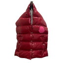 【中古】MONCLER ダウンマフラー D20930042700 レッド 【140225】(モンクレール)