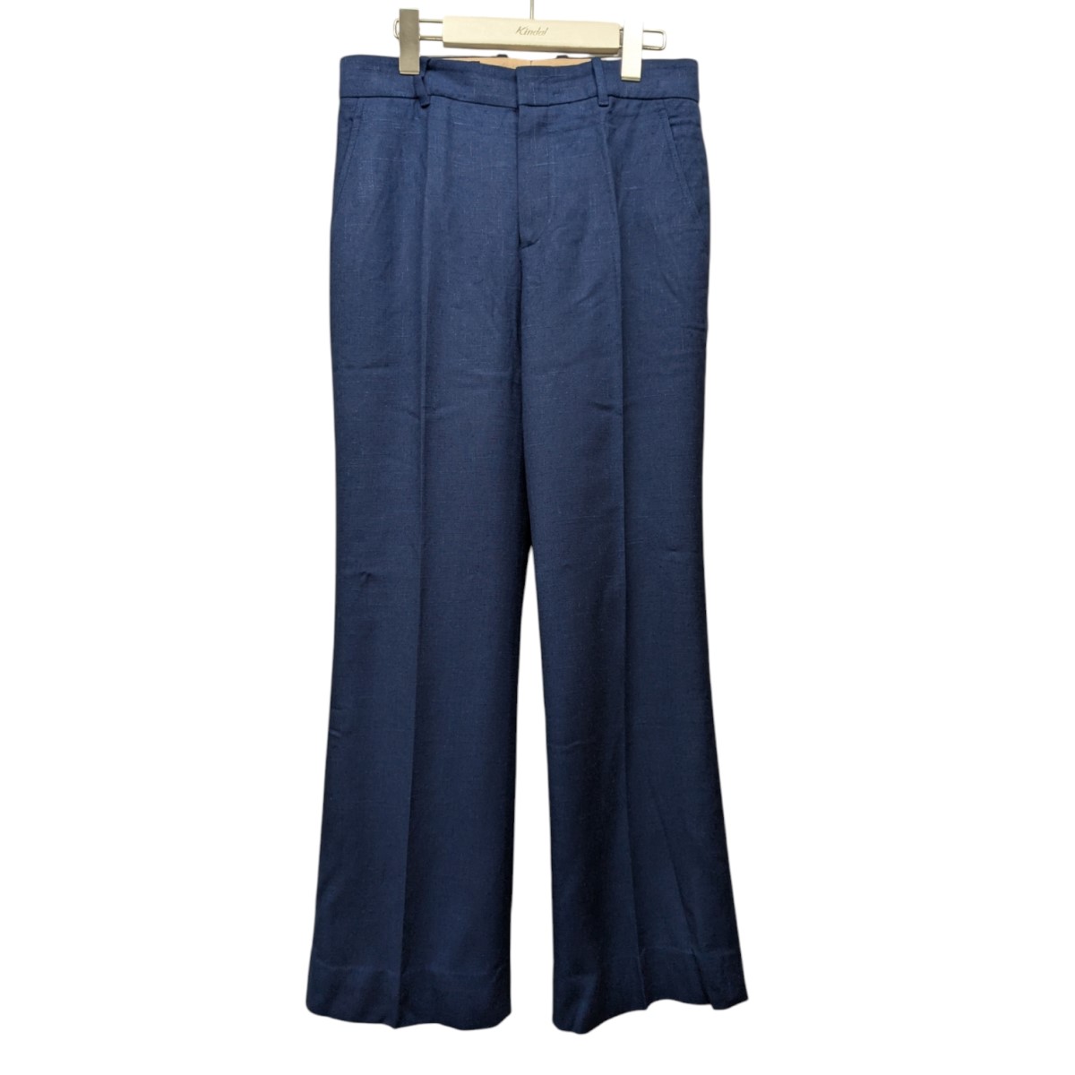 【中古】GUCCI シルク混トラウザーズ 569125 ブルー サイズ:40 【140225】(グッチ)
