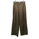 【中古】MAISON SPECIAL「Washable Chambray Easy Pants」 ウォッシャブルシャンブレーイージーパンツ 21241465103 玉虫 サイズ:38