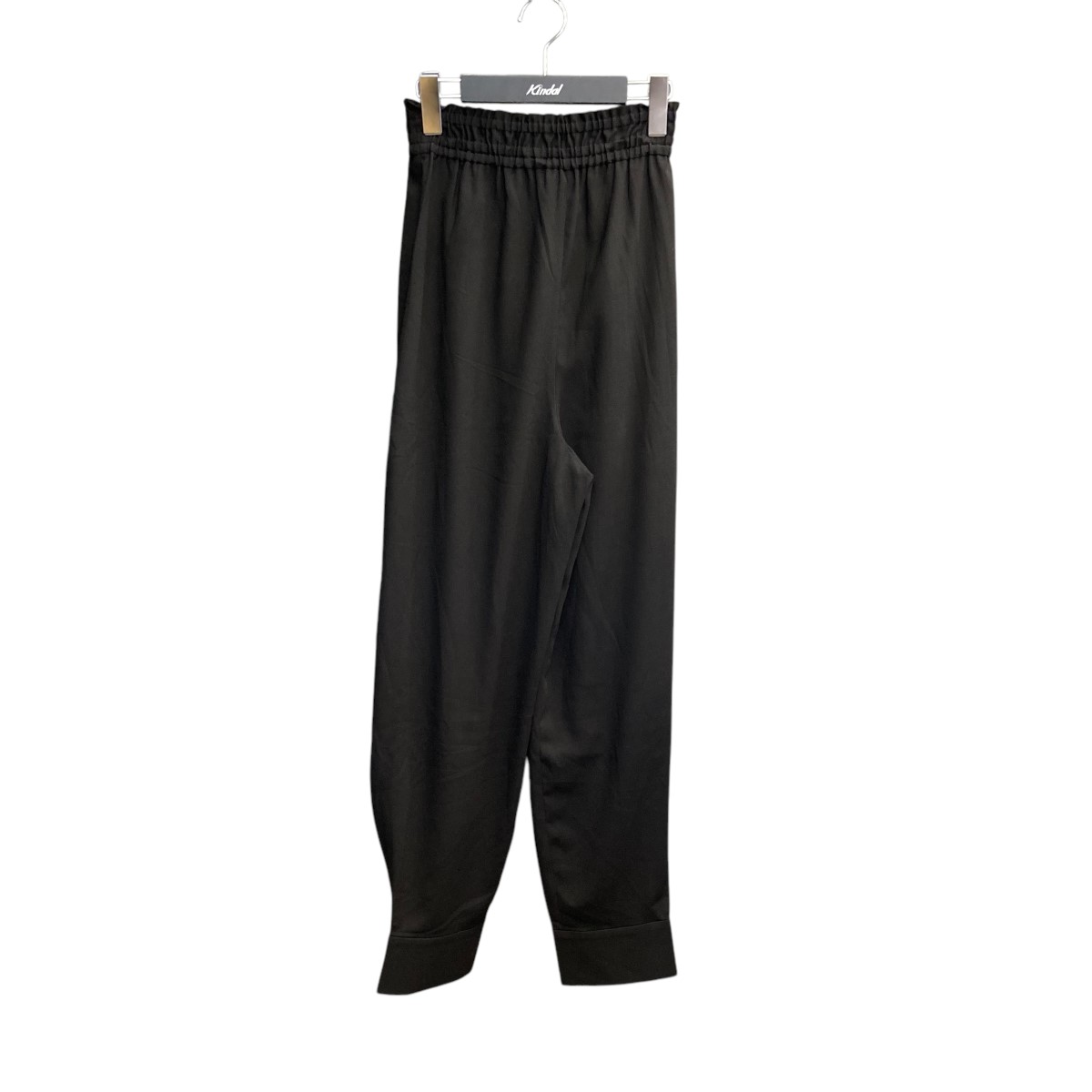 【中古】ENFOLD23AW SLIT-HEM PANTS イージーパンツ ブラック サイズ:36【価格見直し】