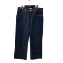 【中古】AURALEE HARD TWIST DENIM 5P PANTS デニムパンツ A00P01DM インディゴ サイズ:34 【150225】(オーラリー)(4)