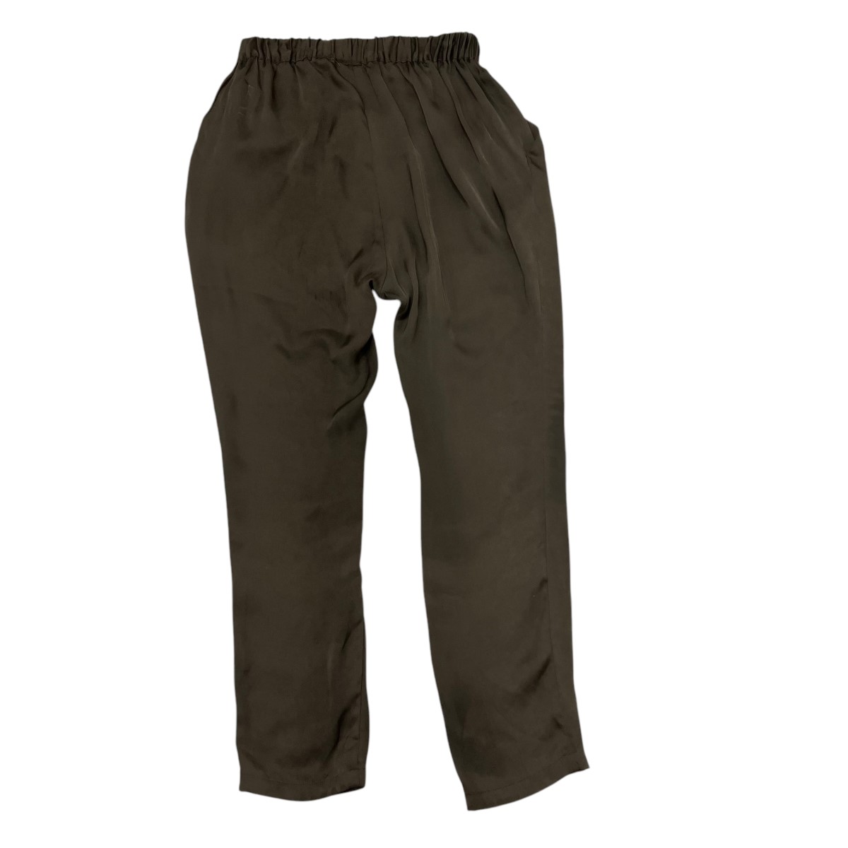 【中古】MUSEシルクパンツ 21030500415010 ブラウン サイズ：36【価格見直し】