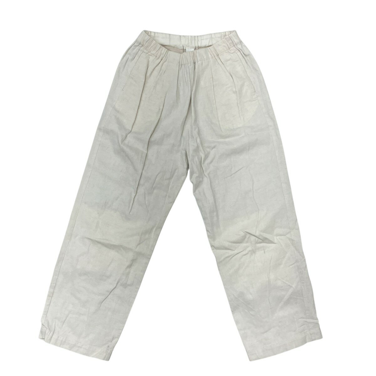 【中古】kagure 綿麻パンツ GA14−24M005 ベージュ サイズ:F 【150225】(かぐれ)