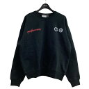【中古】FREE WORLD ORDERプリントスウェット ブラック サイズ:M【価格見直し】