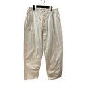 【中古】Ets MATERIAUX チノパン 21-030-300-2605-1-0 ホワイト サイズ:2 【150225】(イーティーエスマテリオ)