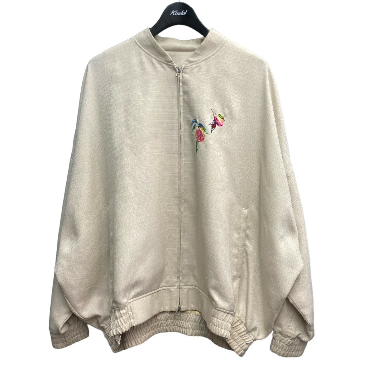 【中古】Sise19SS EMB.BALLOON BLOUSON ジップ刺繍ブルゾン 19SS-BL-03 ベージュ サイズ:1【価格見直し】