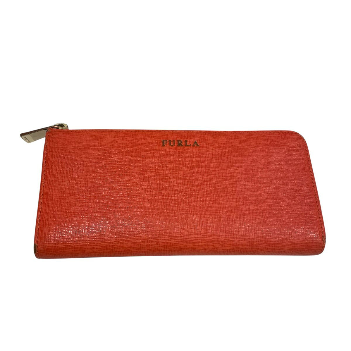 【中古】FURLA長財布 オレンジ【価格見直し】