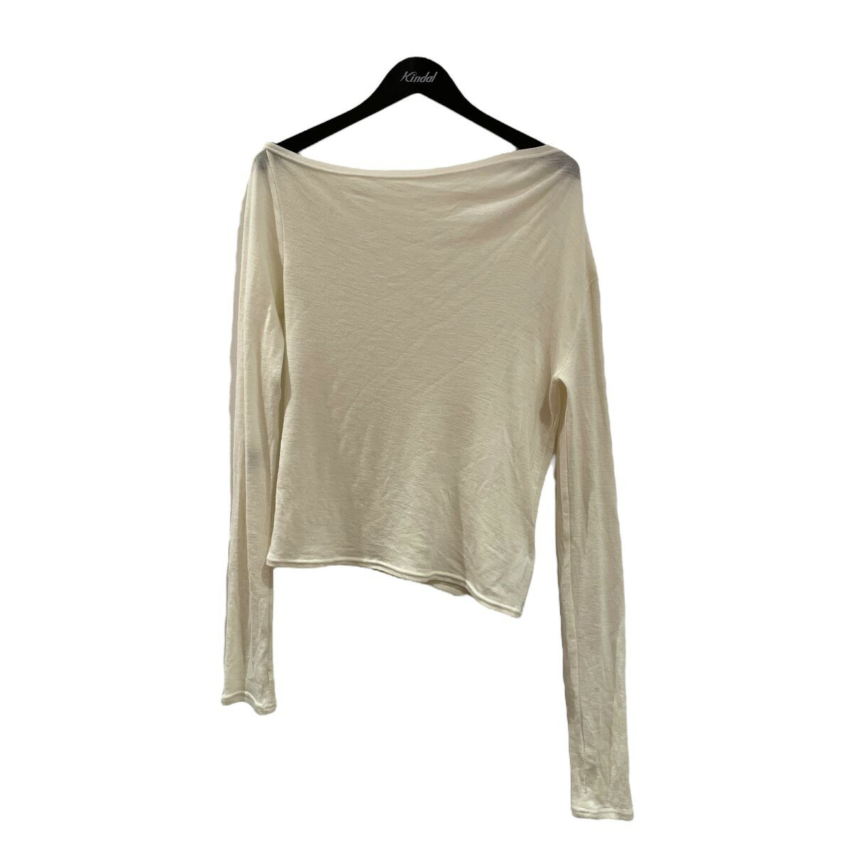 【中古】AMERI23AW WOOL ONE SHOULDER CUT TOP 0124203930620 アイボリー サイズ:FREE【価格見直し】