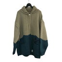 【中古】DESCENDANT「SPYHOP COWICHAN SWEATER」 カウチンニットカーディガン 222MADS JKM01 グレー サイズ:3【価格...
