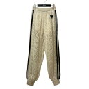 【中古】GUCCI×adidas モヘアニットジョギングパンツ 721504 ホワイト サイズ:XS 【160225】(グッチ×アディダス)