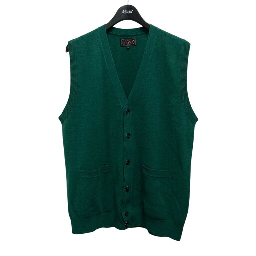 【中古】BEAMS PLUS Button Knit Vest Solid ニットベスト 38 05 0027 048 グリーン サイズ:XL 【160225】(ビームスプラス) 【中古】BEAMS PLUS Button Knit Vest Solid ニットベスト 38 05 0027 048 グリーン サイズ:XL 【160225】(ビームスプラス)